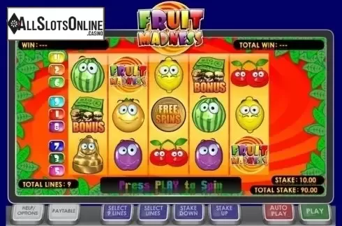 Screen4. Fruit Madness from Ash Gaming