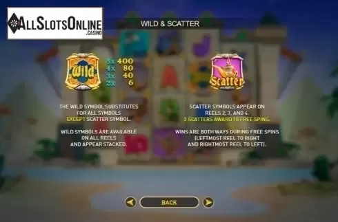 Paytable 2. Genie's Luck from GamePlay