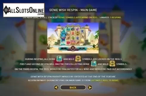 Paytable 3. Genie's Luck from GamePlay