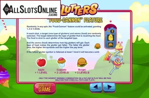 Screen5. Glutters from Leander Games