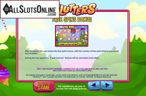 Screen7. Glutters from Leander Games