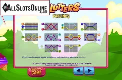 Screen4. Glutters from Leander Games