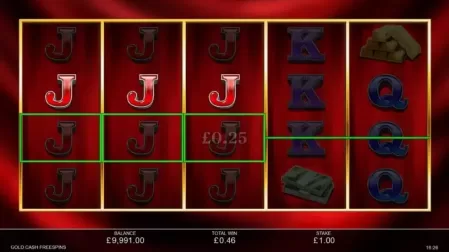 Gold Cash Free Spins slot screenshot 2