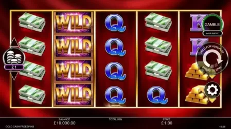 Gold Cash Free Spins slot screenshot 1