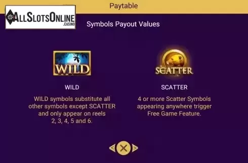 Wild / Scatter screen