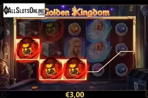 Win screen 2. Golden Kingdom from Cayetano Gaming