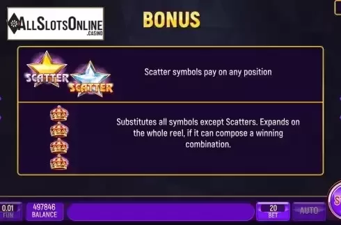Scatter screen