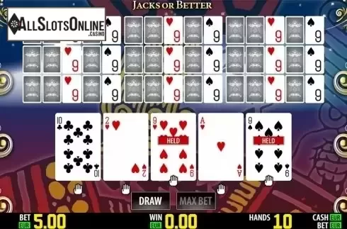 Game workflow 3. Jacks Or Better HD from World Match