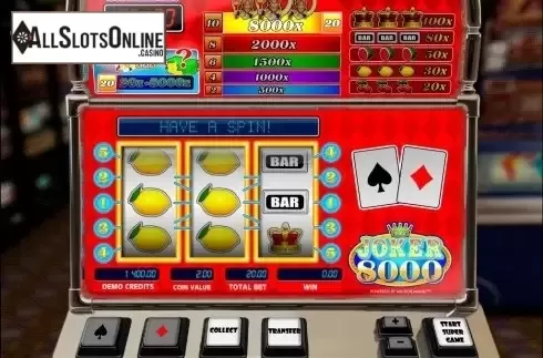 Screen5. Joker 8000 from Microgaming