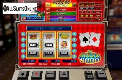 Screen3. Joker 8000 from Microgaming