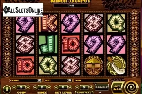 Reels screen. Kane's Inferno from Habanero