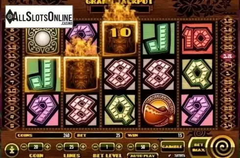 Wild Win screen 1. Kane's Inferno from Habanero