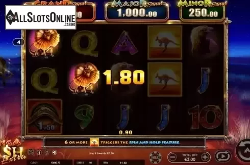 Win Screen 2. Kanga Cash Extra from Ainsworth