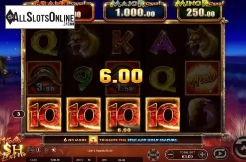 Win Screen 3. Kanga Cash Extra from Ainsworth