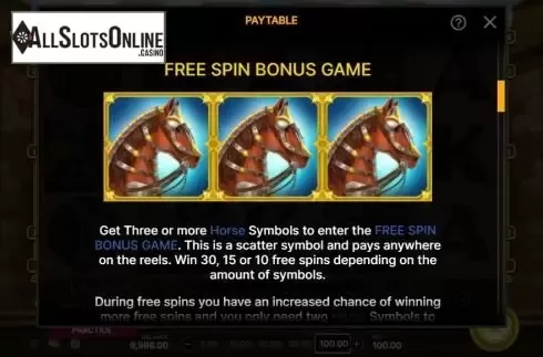 Paytable 3