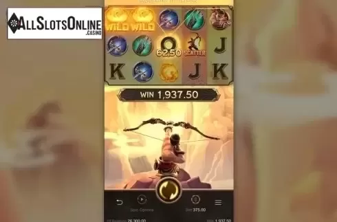 Win Screen. Legend of Hou Yi from PG Soft