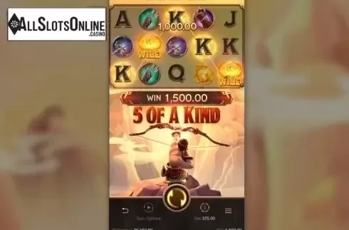Win Screen. Legend of Hou Yi from PG Soft