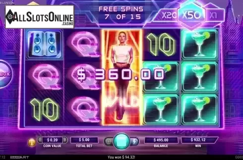 Max Multiplier Win Screne