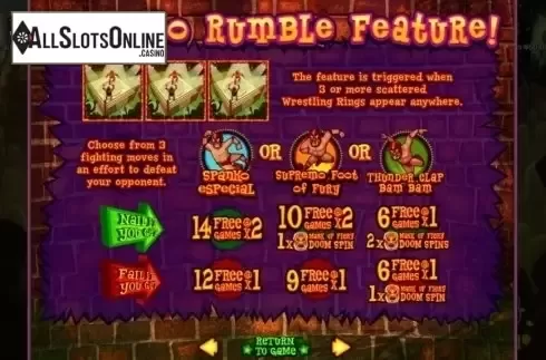 Free Spins. Lucha Libre from RTG