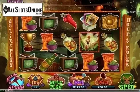 Win Screen. Lucha Libre from RTG