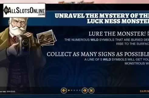 Description. Luck Ness from GAMING1