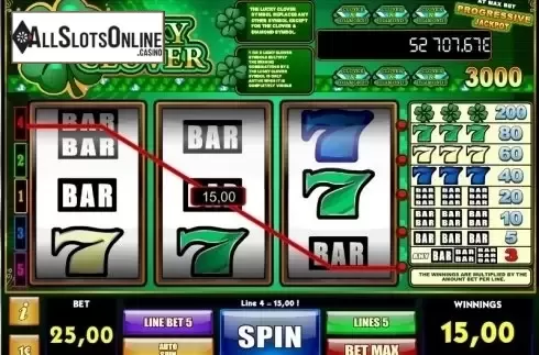 Win Screen . Lucky Clover iSoftBet from iSoftBet