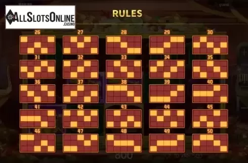Paylines screen 2