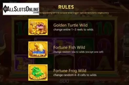 Features screen
