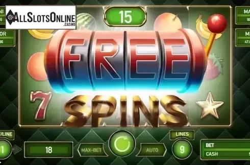 Free Spins Win Screen