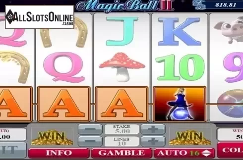 Wild win screen. Magic Ball 2 from AlteaGaming