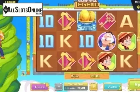 Reel Screen. Magic Bean Legend from Dream Tech