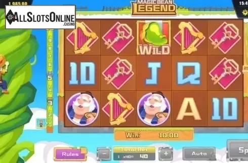 Win Screen. Magic Bean Legend from Dream Tech