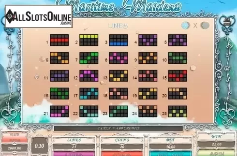 Screen7. Maritime Maidens from Microgaming