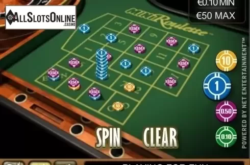 Game Screen. Mini Roulette Low Limit from NetEnt