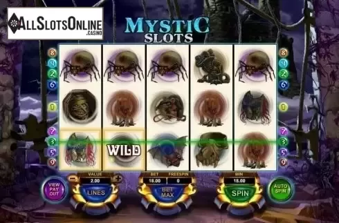 Win Screen 2. Mystic Slots from GamesOS