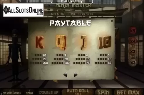 Screen3. Ninja Master from SkillOnNet