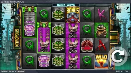 Nitropolis slot screenshot 1