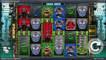 Nitropolis slot screenshot 2