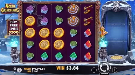 North Guardians slot screenshot 2