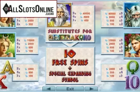 Screen2. Olympus Glory from EGT