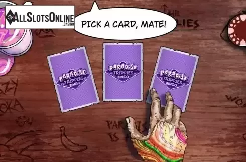 Pick bonus screen