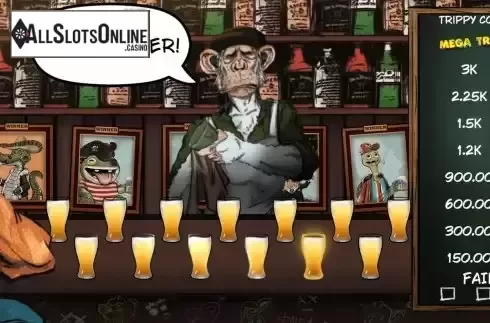 Grab a beer bonus screen