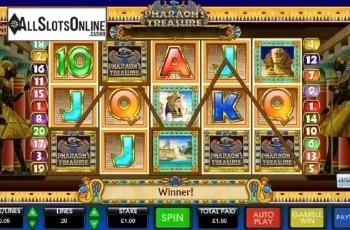 Screen3. Pharaoh's Treasure (Ash Gaming) from Ash Gaming