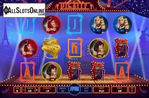 Bonus Game screen