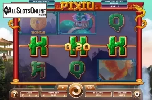 Win screen 1. Pixiu from Arrows Edge
