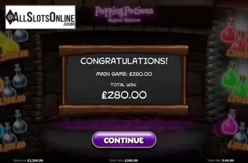 Game Screen 3. Popping Potions Magical Mixtures from Endemol Games