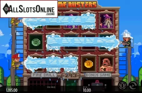 Screen 2. Roasty McFry and the Flame Busters from Thunderkick