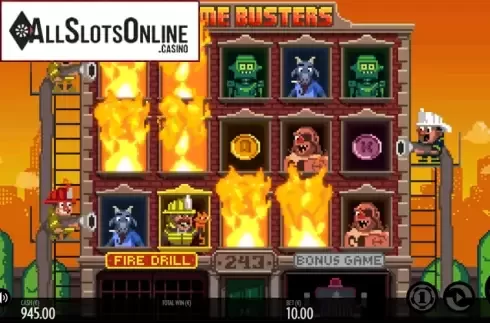 Screen 3. Roasty McFry and the Flame Busters from Thunderkick