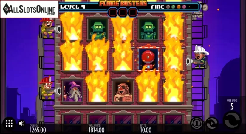 Screen 8. Roasty McFry and the Flame Busters from Thunderkick