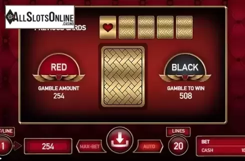 Gamble Double Up Risk Game Screen
